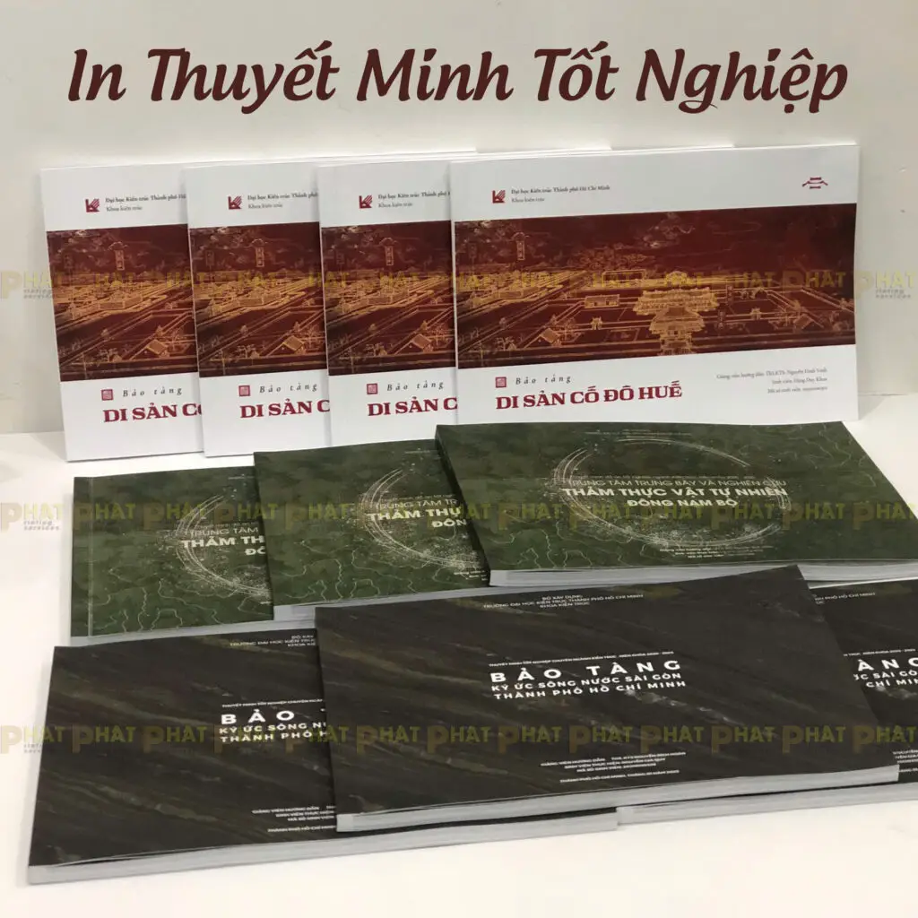 In Thuyết Minh Tốt Nghiệp tại Nhà in Phát - In đồ án tốt nghiệp