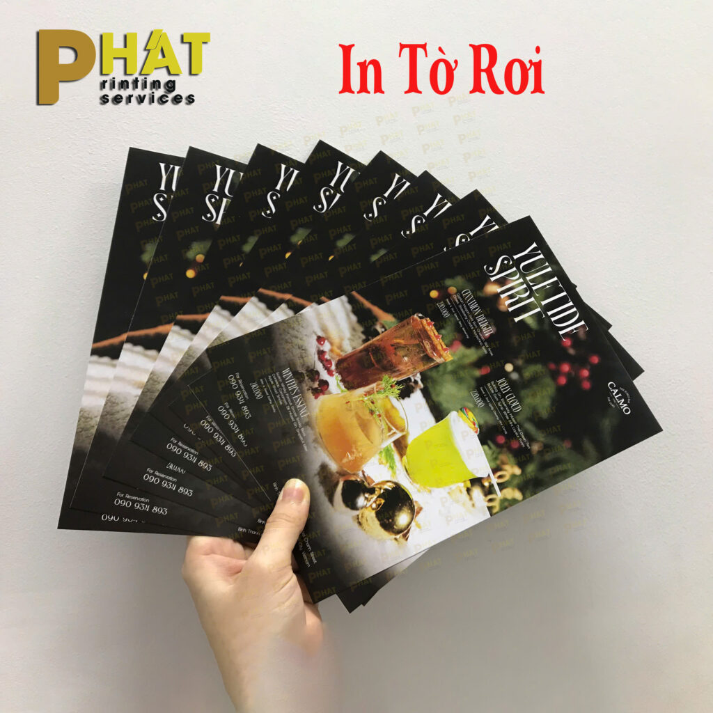 In Tờ Rơi Quận 1 2 In tờ rơi quận 1 tại Nhà in Phát