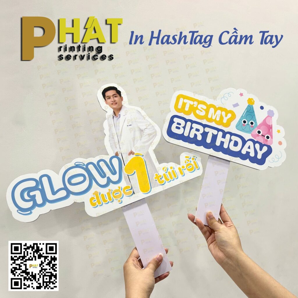 Dịch vụ in ấn Online 3 In Ấn Online In HashTag Cầm Tay tại Nhà in Phát Điện Biên Phủ