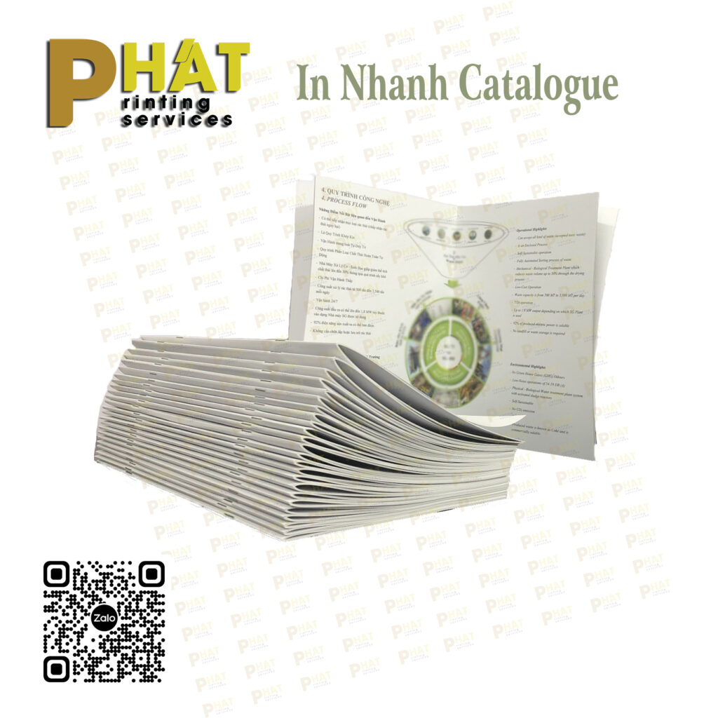 In Catalog đóng kim giữa Tại Nhà in Phát Bình Dương