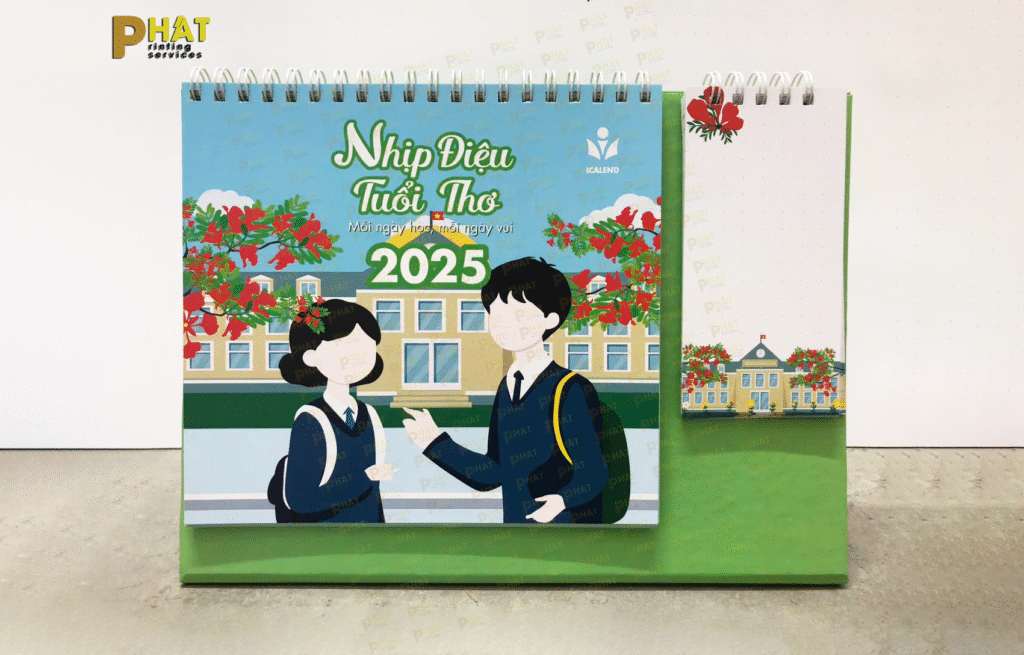 In Đồ Án Tốt Nghiệp - In Lịch Để Bàn tại Nhà in Phát Nguyễn Đình Chiểu