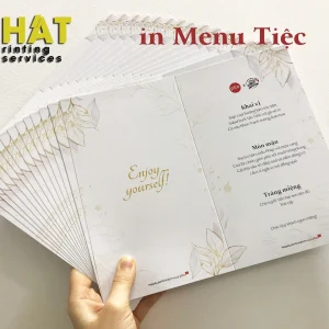 in menu tiệc tại nhà in phát