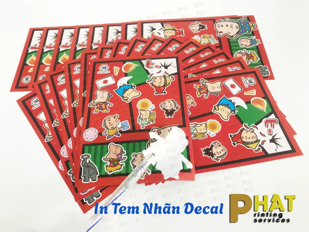 In Decal Sticker Quận 1 tại Nhà in Phát