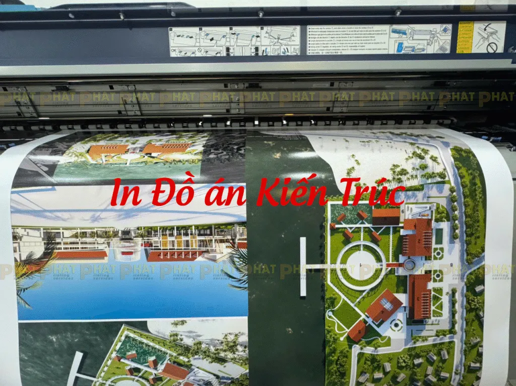 Bản in đồ án kiến trúc Quận 10 tại Nhà in Phát