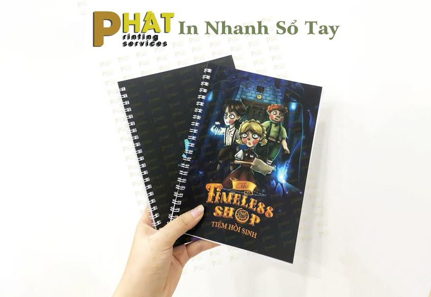 In Sổ Tay đóng lò xo 1 In Sổ Tay tại In Nhanh Phát
