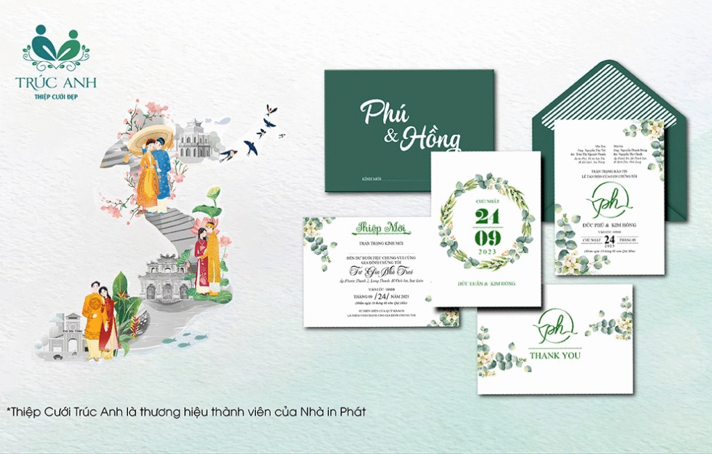 Dịch Vụ In Ấn Đám Cưới của Nhà in Phát