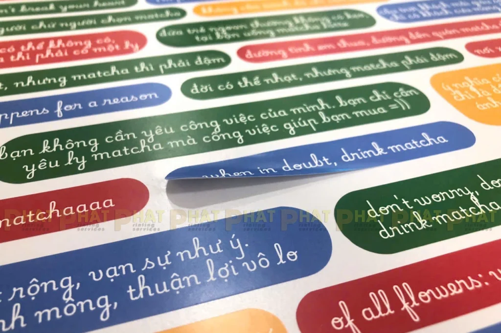 In Decal Tem Nhãn Sticker tại In Nhanh Phát - Giải Pháp Nhanh Rẻ Đẹp