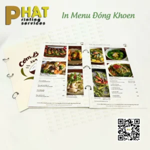 In Menu Đóng Khoen tại In Nhanh Phát