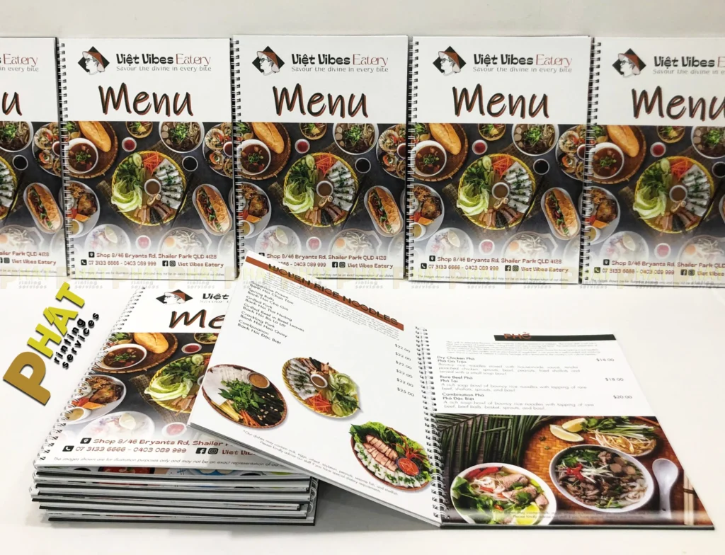 In Menu Đóng Lò Xo - Đơn Giản Nhưng Hiệu Quả và Tiết Kiệm