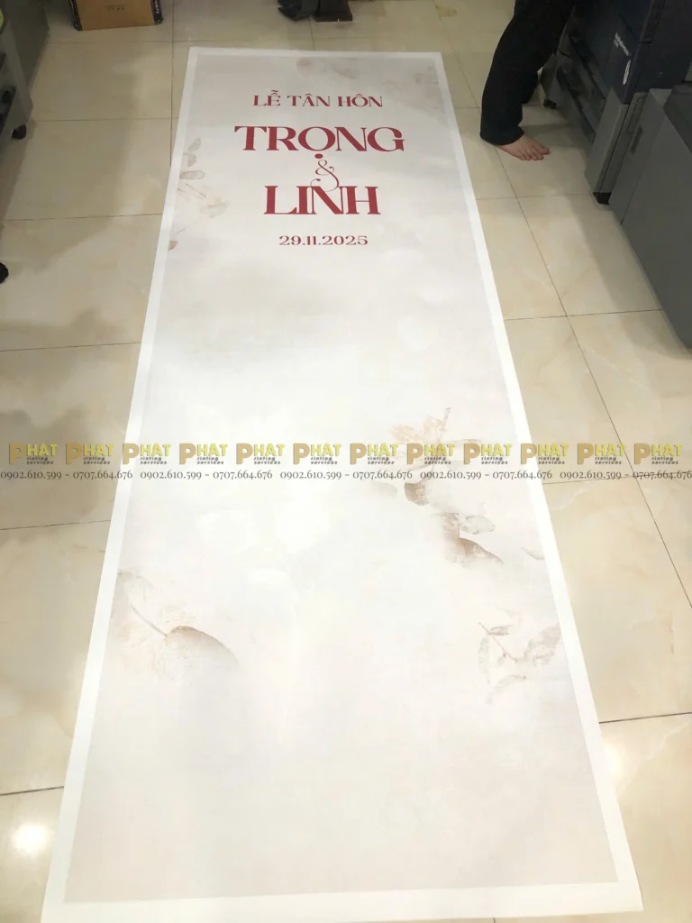 In Ấn cho sự kiện đám cưới tại Nhà in Phát - Dịch vụ in ấn tại quận 2