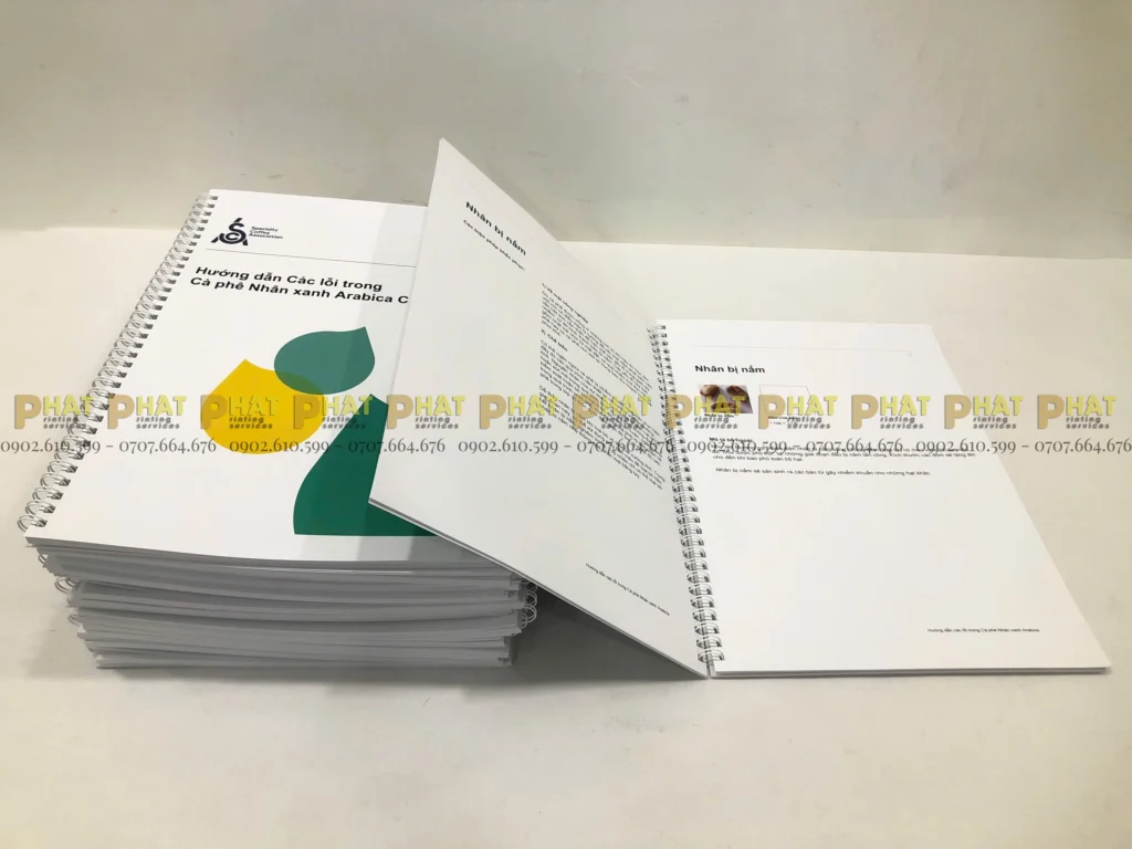 In Catalogue đóng lò xo tại Nhà in Phát - Dịch vụ in ấn tại quận 2