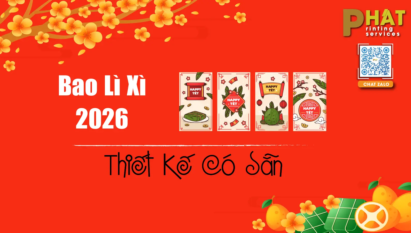 Mẫu In Bao Lì Xì 2026