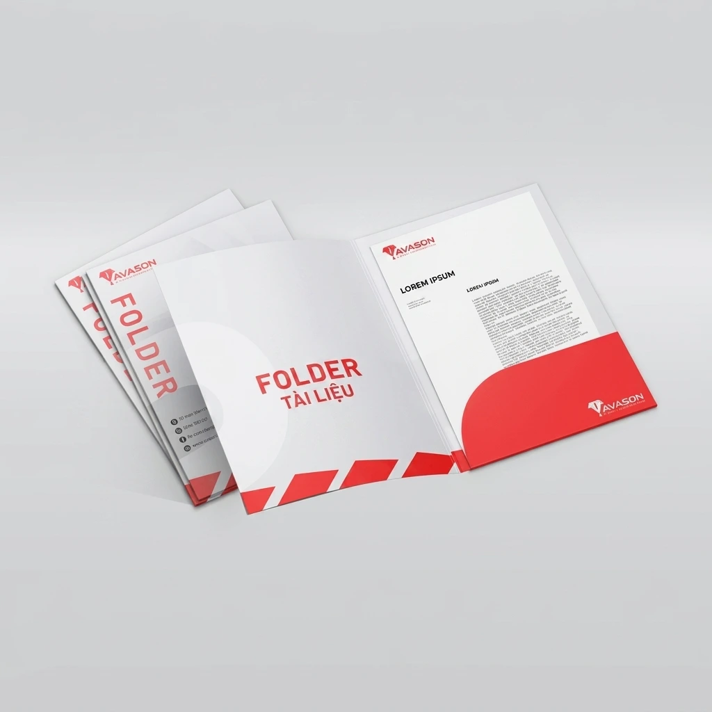 In Folder Bìa Kẹp Hồ Sơ