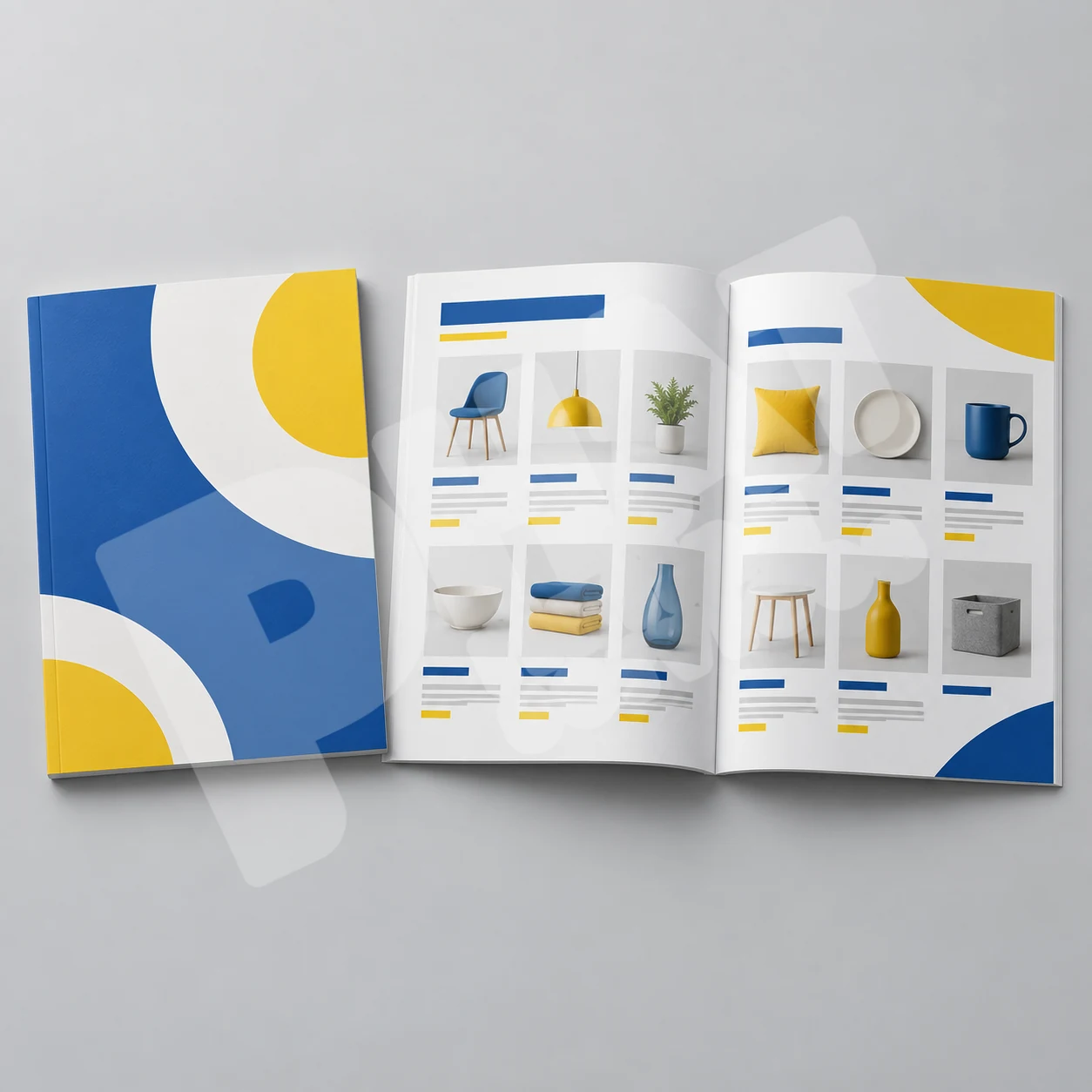Catalogue in thử mở ở trang sản phẩm để rà thứ tự nội dung và bố cục