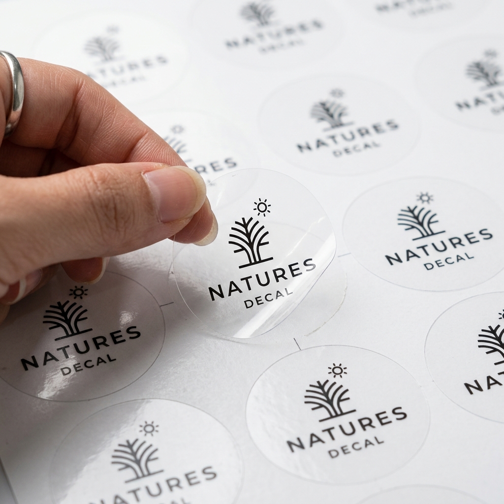 Cuộn decal nhựa in tem nhãn