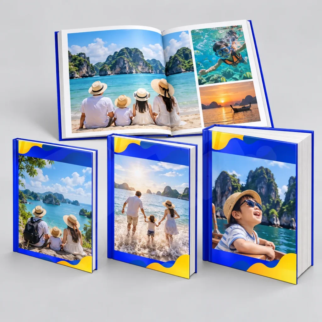 Chi phí in album ảnh phụ thuộc những gì? Chốt cấu hình trước khi so giá 1 Ảnh render minh họa cấu hình album và số lượng ảnh phục vụ yêu cầu báo giá