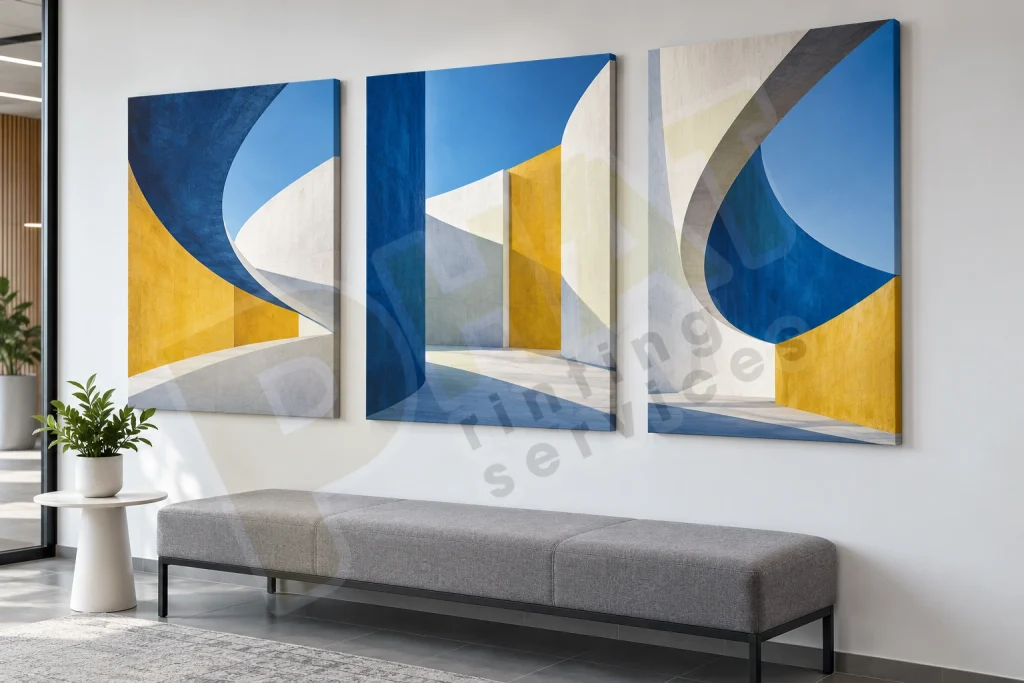 Canvas Cho Văn Phòng, Showroom: Màu Thương Hiệu Và Kiểm Tra Theo Bộ