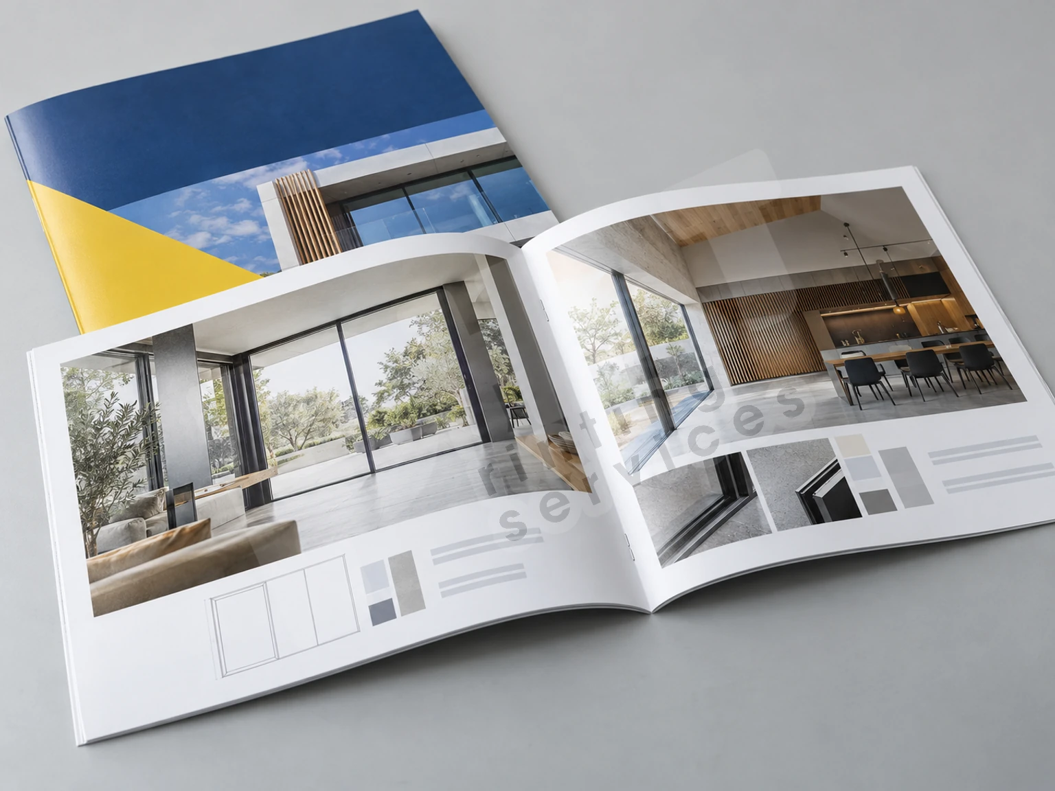 Catalogue mở để tra cứu ảnh và bố cục thông tin sản phẩm