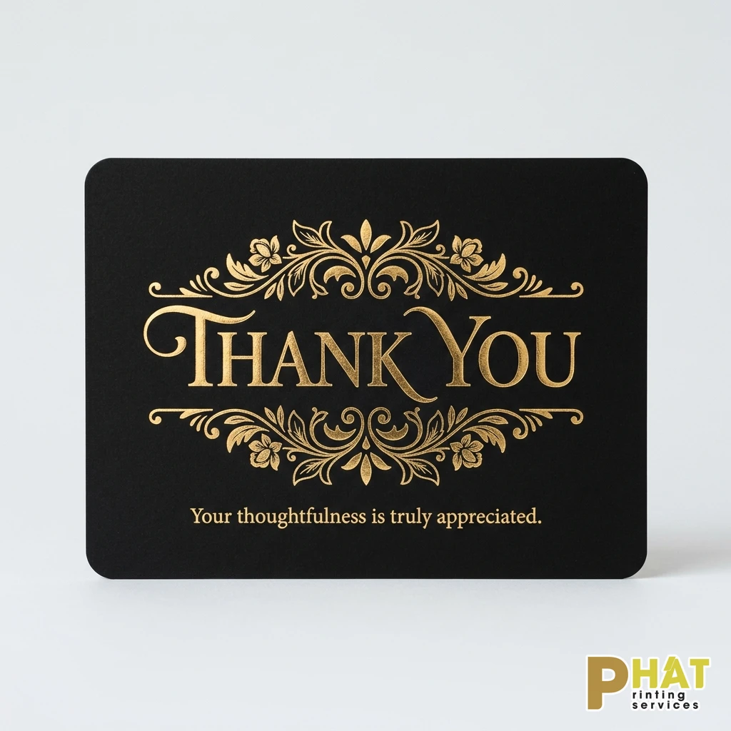 In Postcard Đám Cưới: Thiết Kế Đẹp, Ý Nghĩa, In Lấy Liền TPHCM 3 Chi tiết ép kim sắc sảo trên chất liệu giấy mỹ thuật cao cấp in postcard thiệp cưới